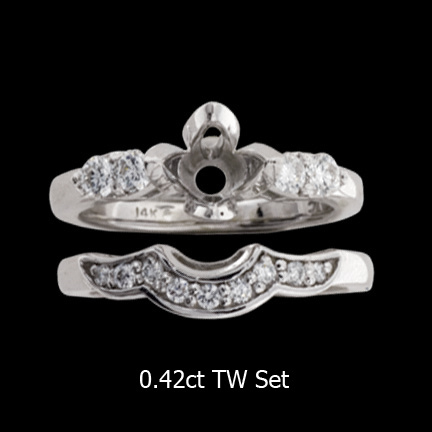 Wedding Set ring RC7045 set