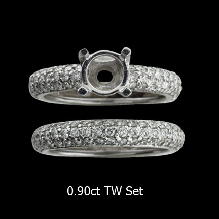 Wedding Set ring RC7048 set