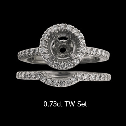 Wedding Set ring RC7122 set